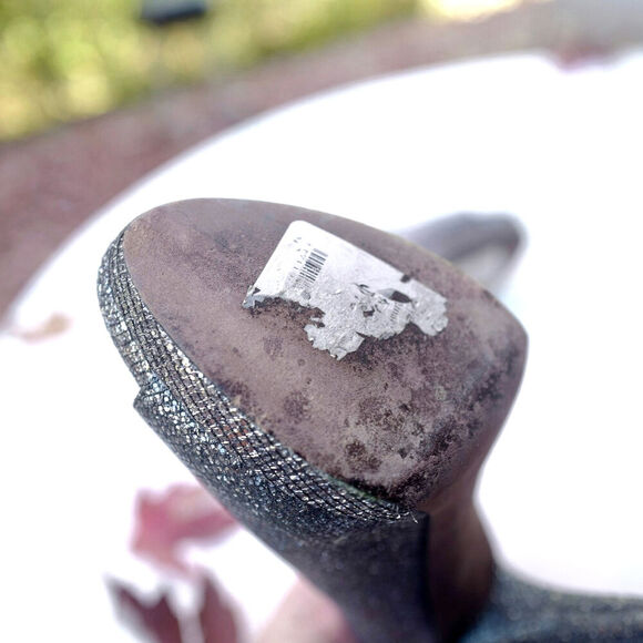 Vera Wang Shimmering Silver Heels - Picture 12 of 13